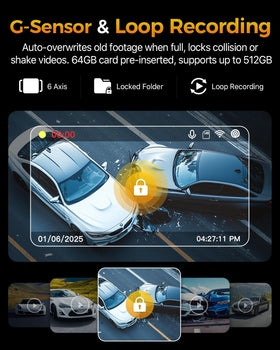 GKU infrared cabin night vision ensures clear cabin footage in low light.