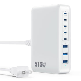 GKUTW front view showing 8 ports and compact design, reduces clutter