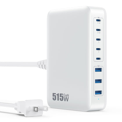 GKUTW front view showing 8 ports and compact design, reduces clutter