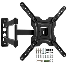 Gkyet full-motion TV wall mount tilts and extends for flexible viewing up to 66 lbs.