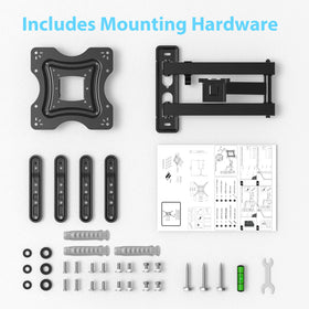 Gkyet multi-use mount suits monitors and TVs, freeing desk space.