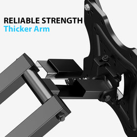 Gkyet tilt-swivel arm offers versatile adjustments for comfortable viewing angles.