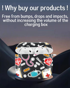 GKZX held in hand with AirPod 4 case illustrating compact portability