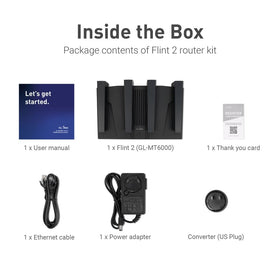 GL.iNet GL-MT6000 Flint 2 VPN-ready for secure gaming and streaming