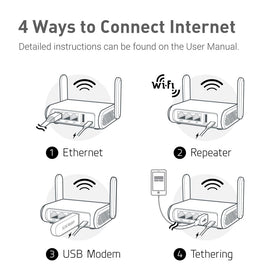 GL.iNet Opal label showing OpenWrt firmware and VPN compatibility benefits