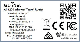 GL.iNet Opal routing multiple devices: laptop, phone, and camera connected