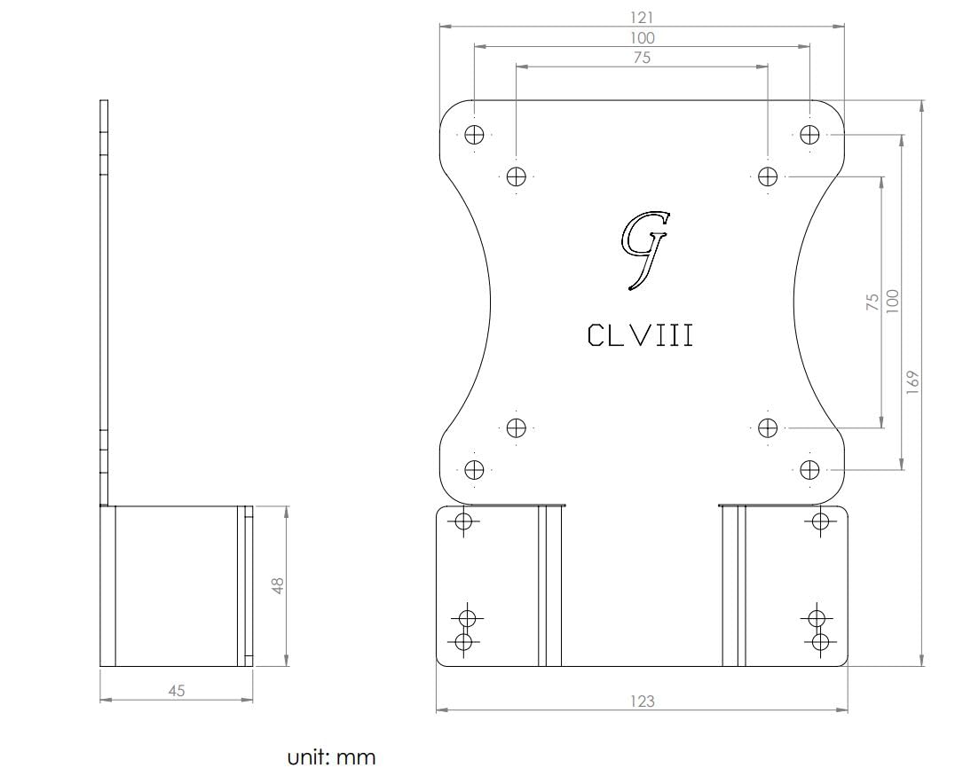 Gladiator Joe included screws and spacers organized for easy installation
