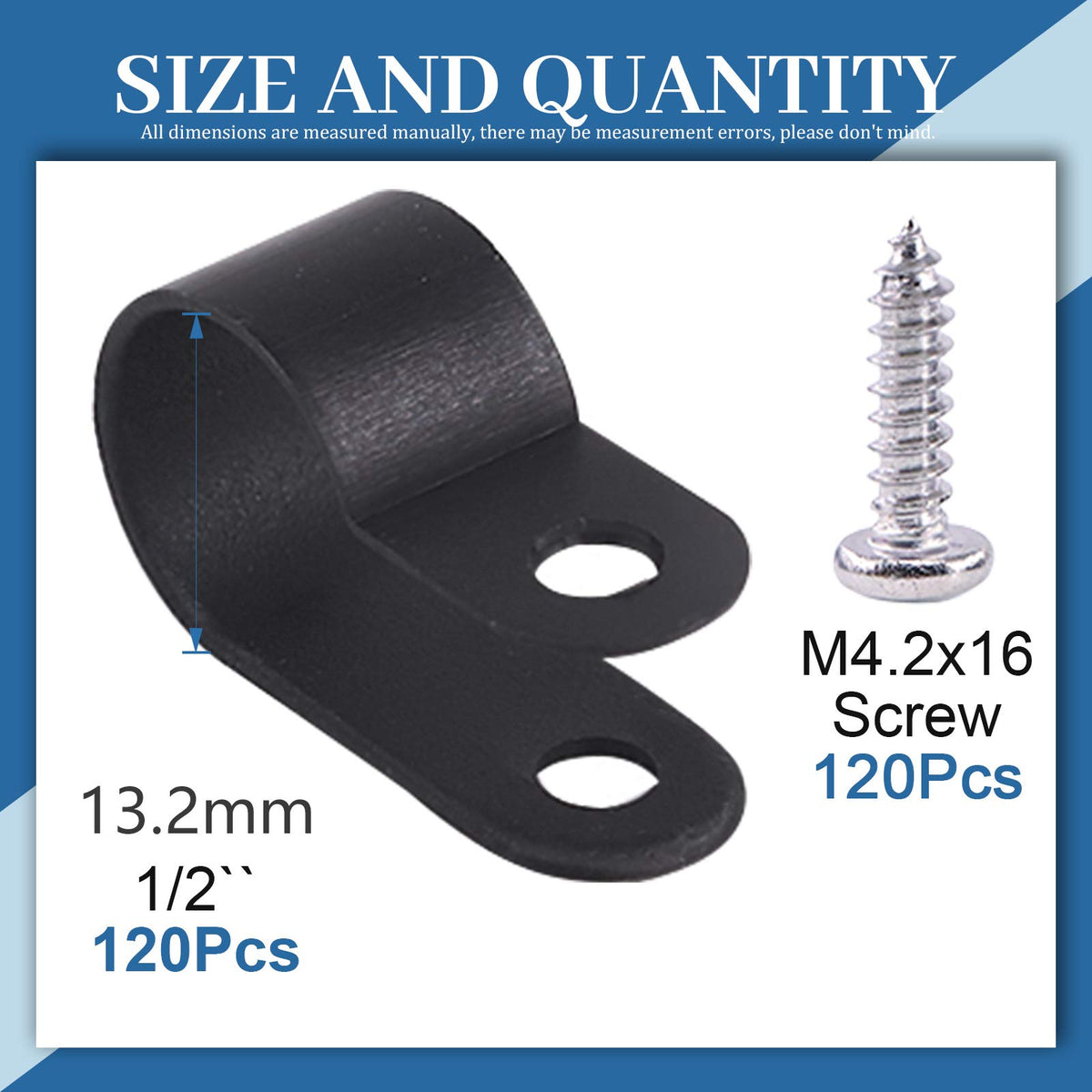 Glarks screws pack stainless steel highlighting kit compatibility for quick installation.