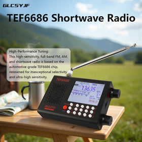 GLCSYJF TEF6686 handheld ergonomic design supports comfortable listening on the go.