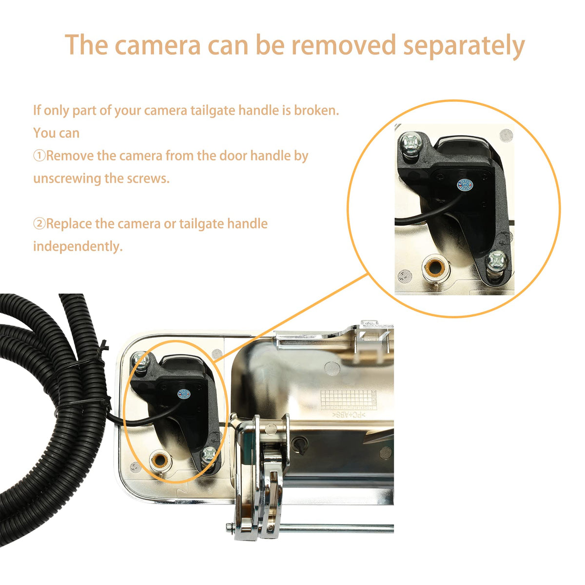 Gledewen cable connector detail showing sealed connection for dependable video