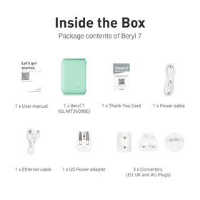 GL.iNet Beryl 7 easy setup guide aids quick startup