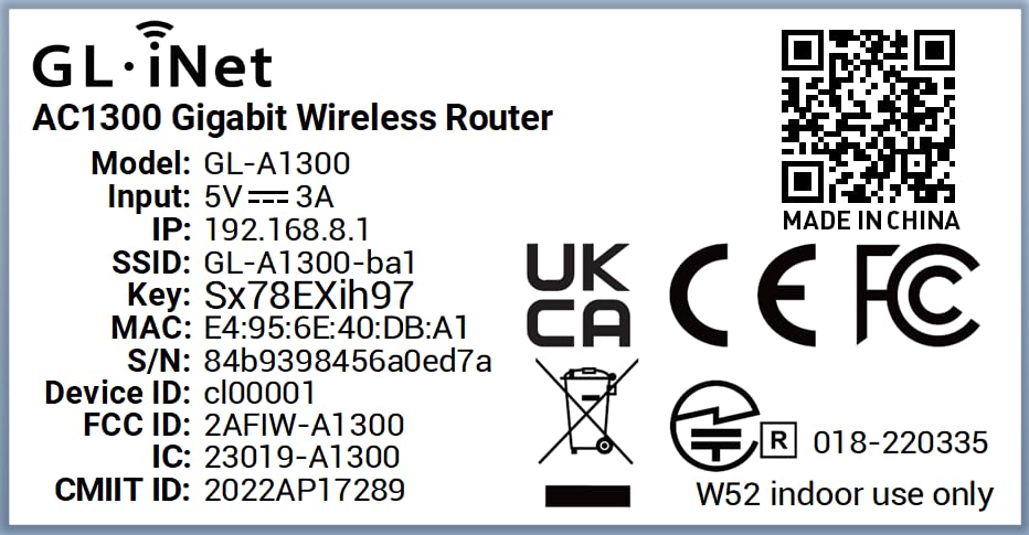 GL.iNet GL-A1300 USB network storage capability for private sharing on the go