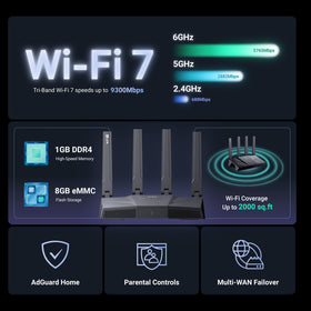 GL.iNet GL-BE9300 Flint 3 setup guide for quick online configuration