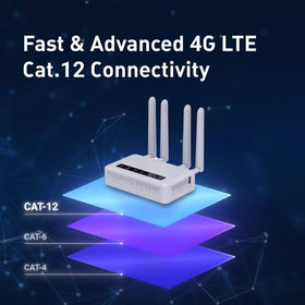 GL.iNet GL-X2000 Spitz Plus side ports highlighting Ethernet and expansion options