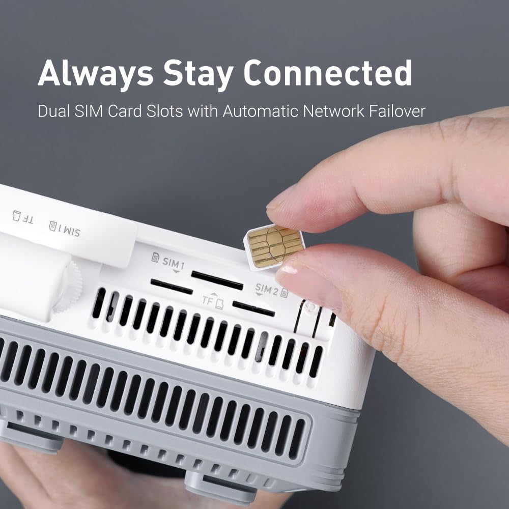 GL.iNet GL-XE3000 Puli AX built‑in 6400mAh battery powering days of use.