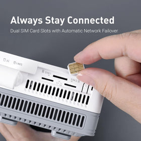 GL.iNet GL-XE3000 Puli AX built‑in 6400mAh battery powering days of use.