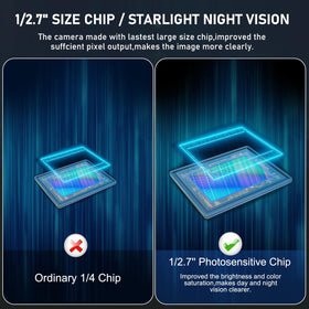 GLK camera with night vision for clear reversal at night
