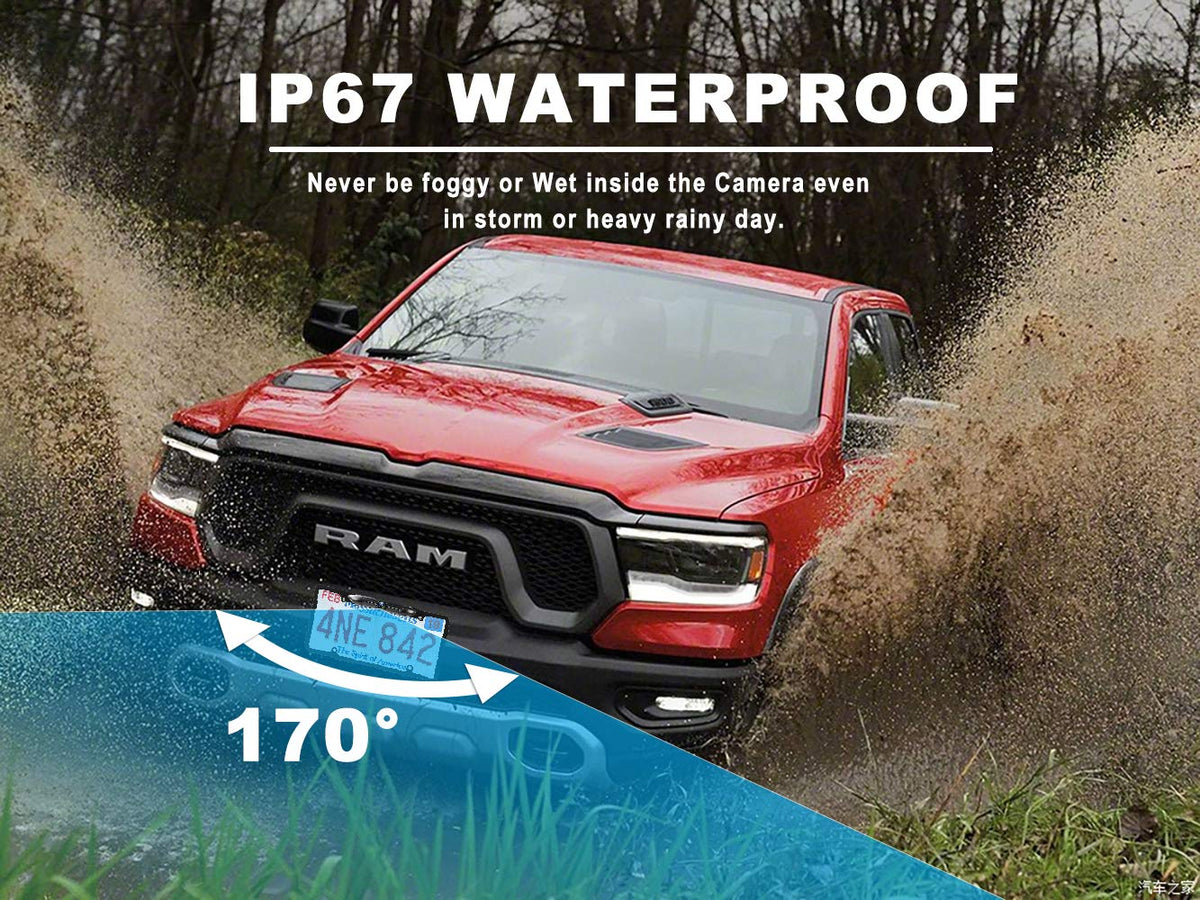 GLK IP67 waterproof housing resists rain and splashes.