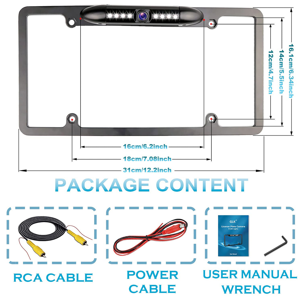 GLK back connector and wiring showing easy installation and reliable signal
