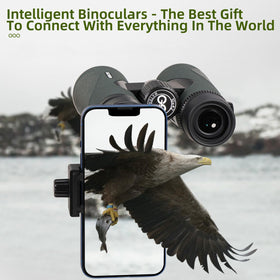 GLLYSION 12x50 binoculars wide field view for easier target tracking.