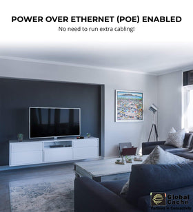 Global Caché IP2SL-P in use with a serial device for remote control.