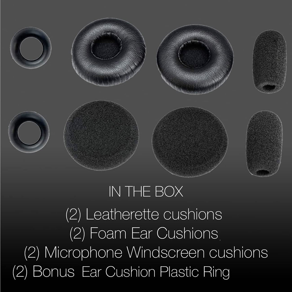Global Teck packaging for ear cushion kit ready-to-install replacement parts