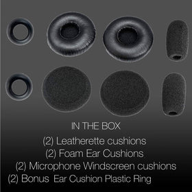 Global Teck packaging for ear cushion kit ready-to-install replacement parts