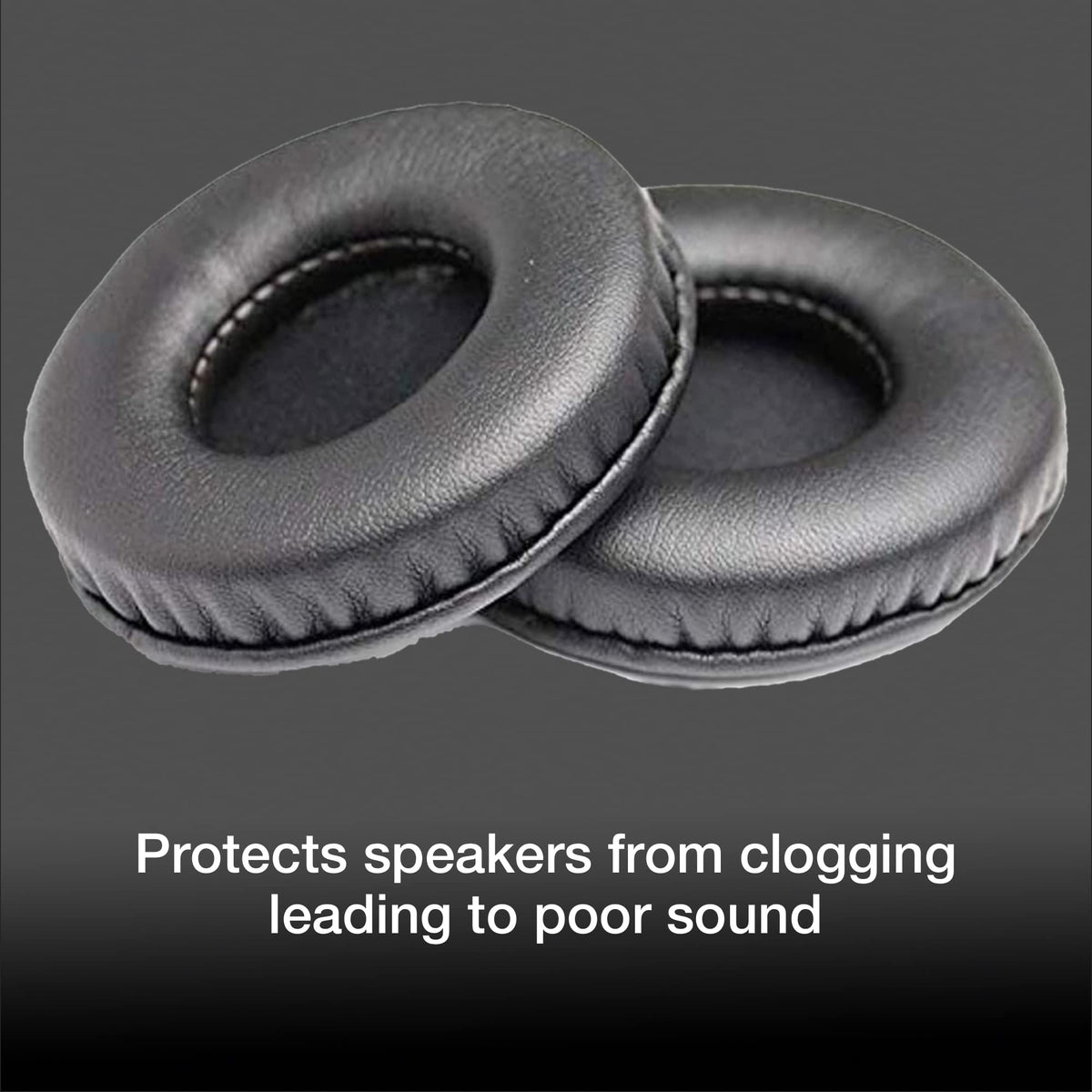 Global Teck leatherette stitching detail highlighting durability and clean look