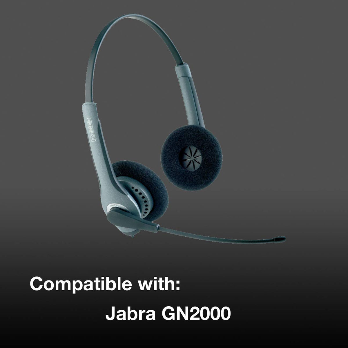 Global Teck ear pad beside coin showing scale and compatibility benefit