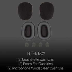 Global Teck vented ear pad covers promote airflow around the ears.