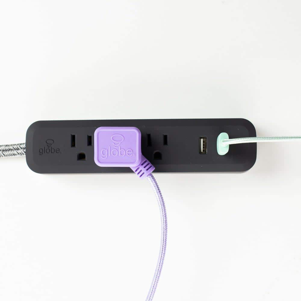 Globe Electric 78249 USB ports deliver quick charging for devices.