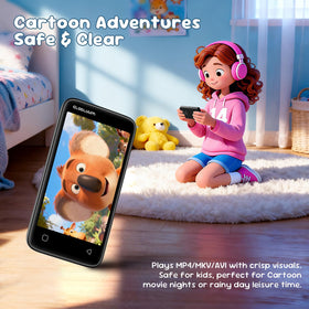 Globluum MP3 Player for Kids outdoors usage, ideal for road trips