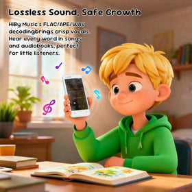 Globluum MP3 Player for Kids protective case mint green, durable protection for active kids.