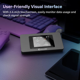GlocalMe app management screen for plans and data usage.