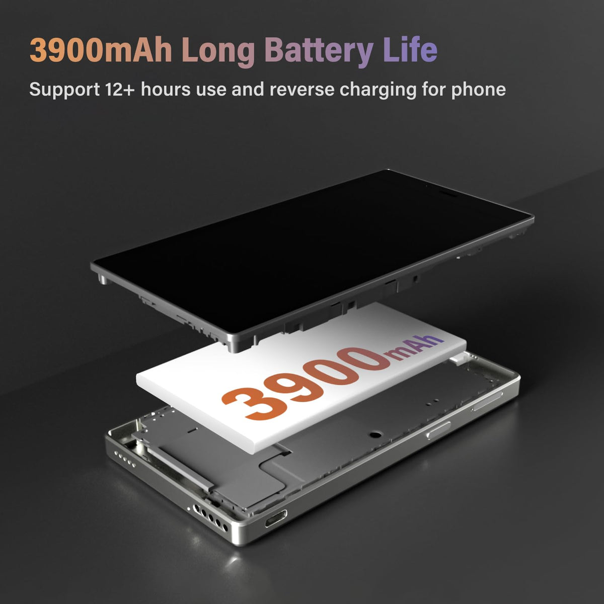 GlocalMe G4 Pro features a 3900 mAh battery for long portable use.