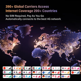 GlocalMe G4 Pro is SIM free and ready for global roaming.