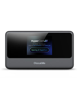 GlocalMe MeowGo G40Pro 2-inch touchscreen enables quick setup and control