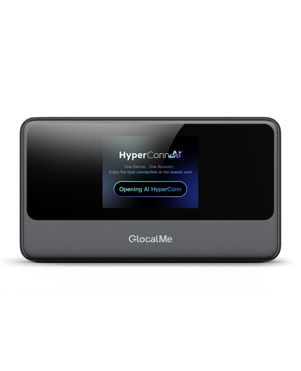 GlocalMe MeowGo G40Pro 2-inch touchscreen enables quick setup and control