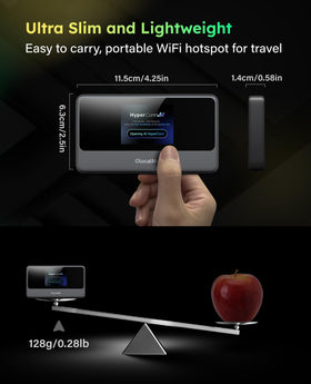 Travel-ready hotspot for families, travelers, and remote workers