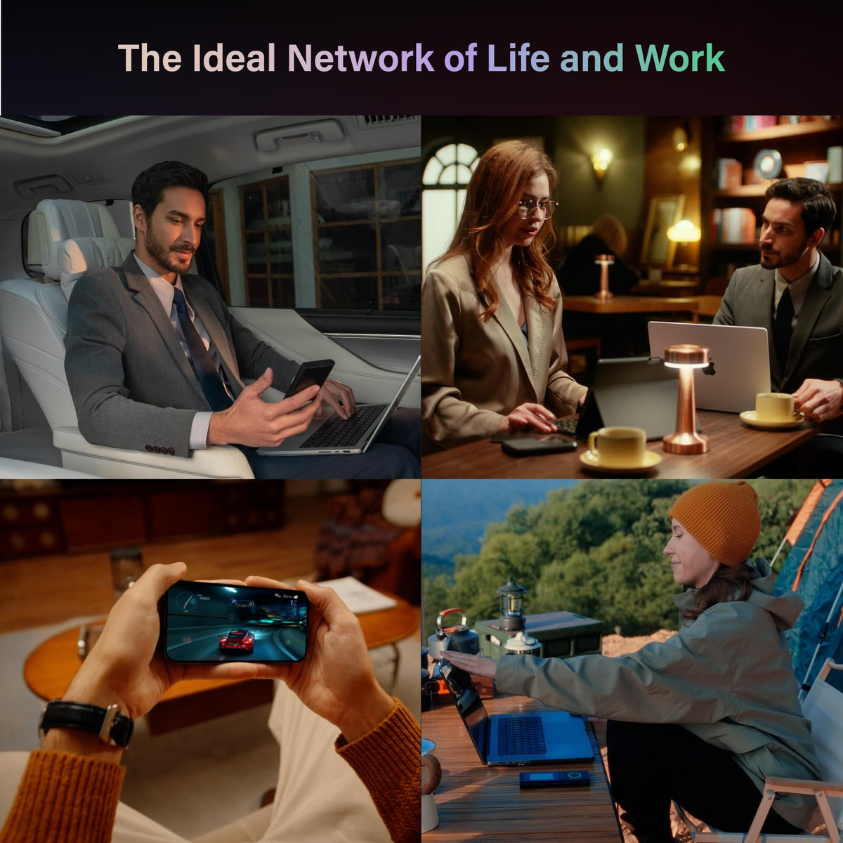 GlocalMe Numen Air 5G hotspot cloud-based network selection automatically picks strongest signal.
