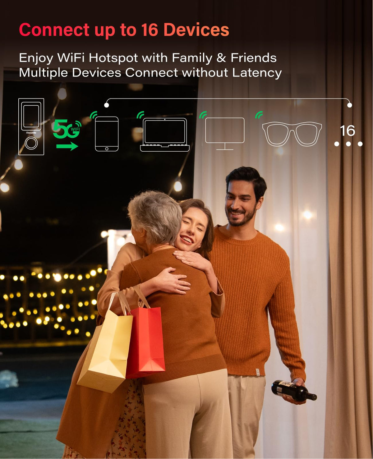 GlocalMe Numen Air 5G hotspot cloudsim technology enabling SIM-free roaming