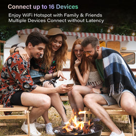 GlocalMe Numen Air 5G hotspot in travel scenario, global coverage and SIM-free convenience.