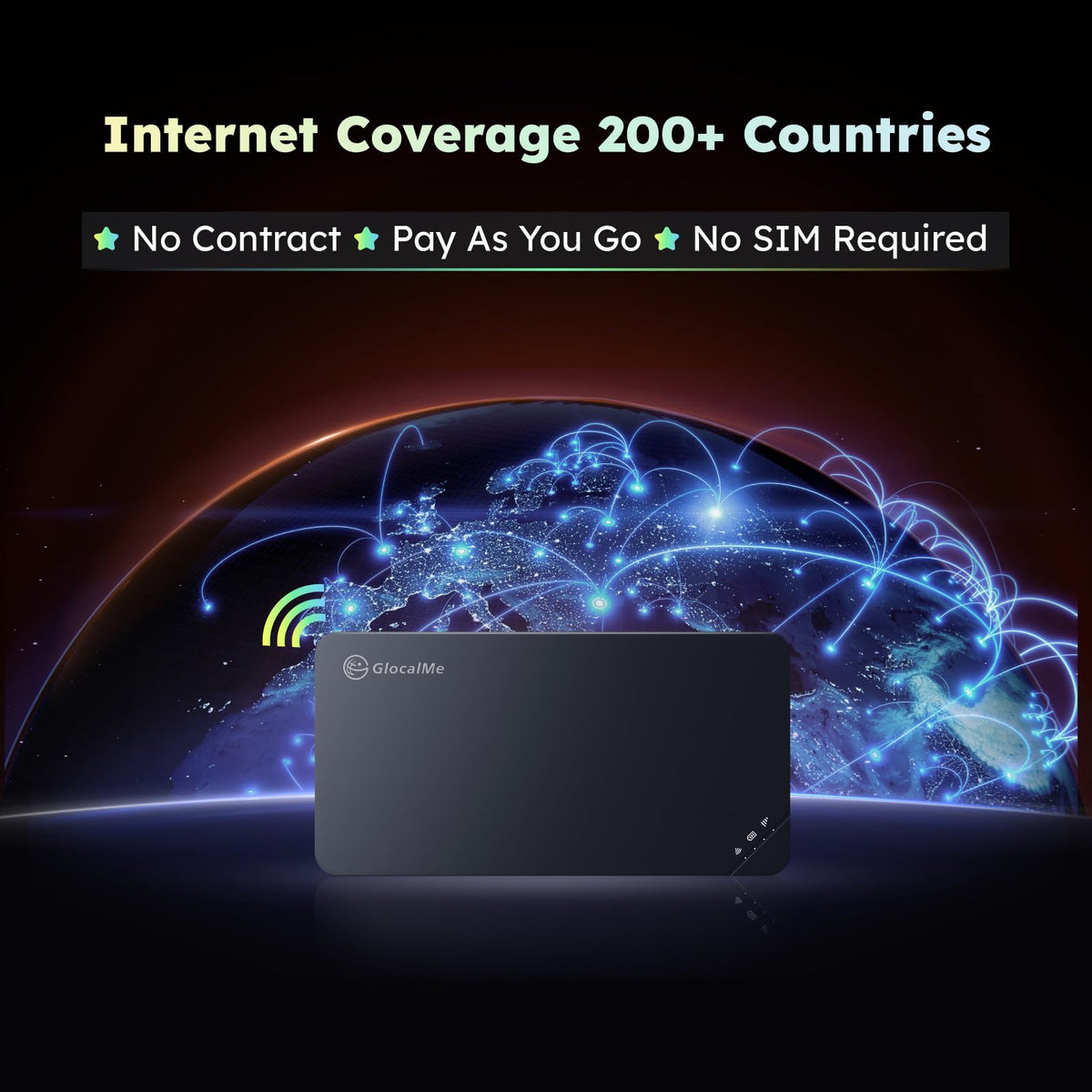 GlocalMe U3 with 10GB data bundle for US, Canada, and Mexico