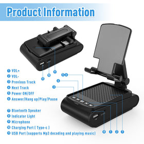 GLOPUS adjustable-angle stand ideal for comfortable video calls and media.