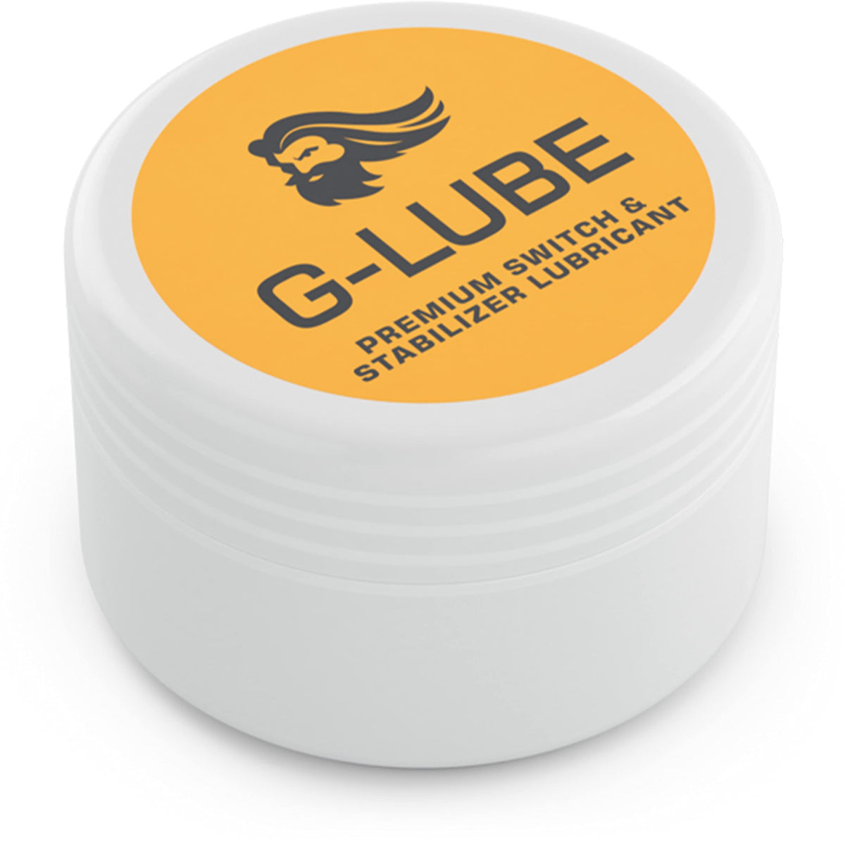 Glorious G-Lube Switch bottle-cap close-up for smoother switches.