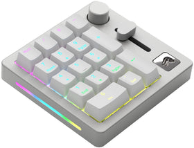 GLORIOUS GMMK numpad front view with RGB backlight for immersive gaming setup