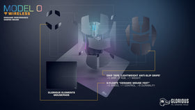 GLORIOUS Mice Feet ultra-smooth glide enhances precise tracking on many pads.