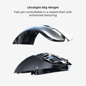 GLORIOUS Model D 2 PRO wireless mouse weighs 60 g for nimble control.
