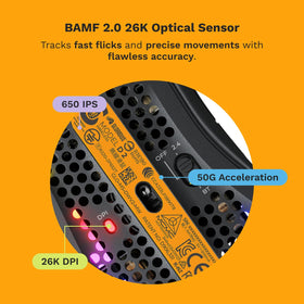 GLORIOUS Model D 2 Wireless 80 million-click switches for reliable inputs