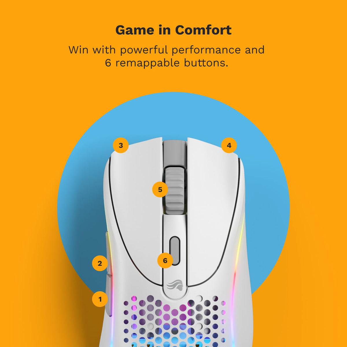 GLORIOUS Model D 2 Wireless in-hand grip demonstrates precise control during competitive play.